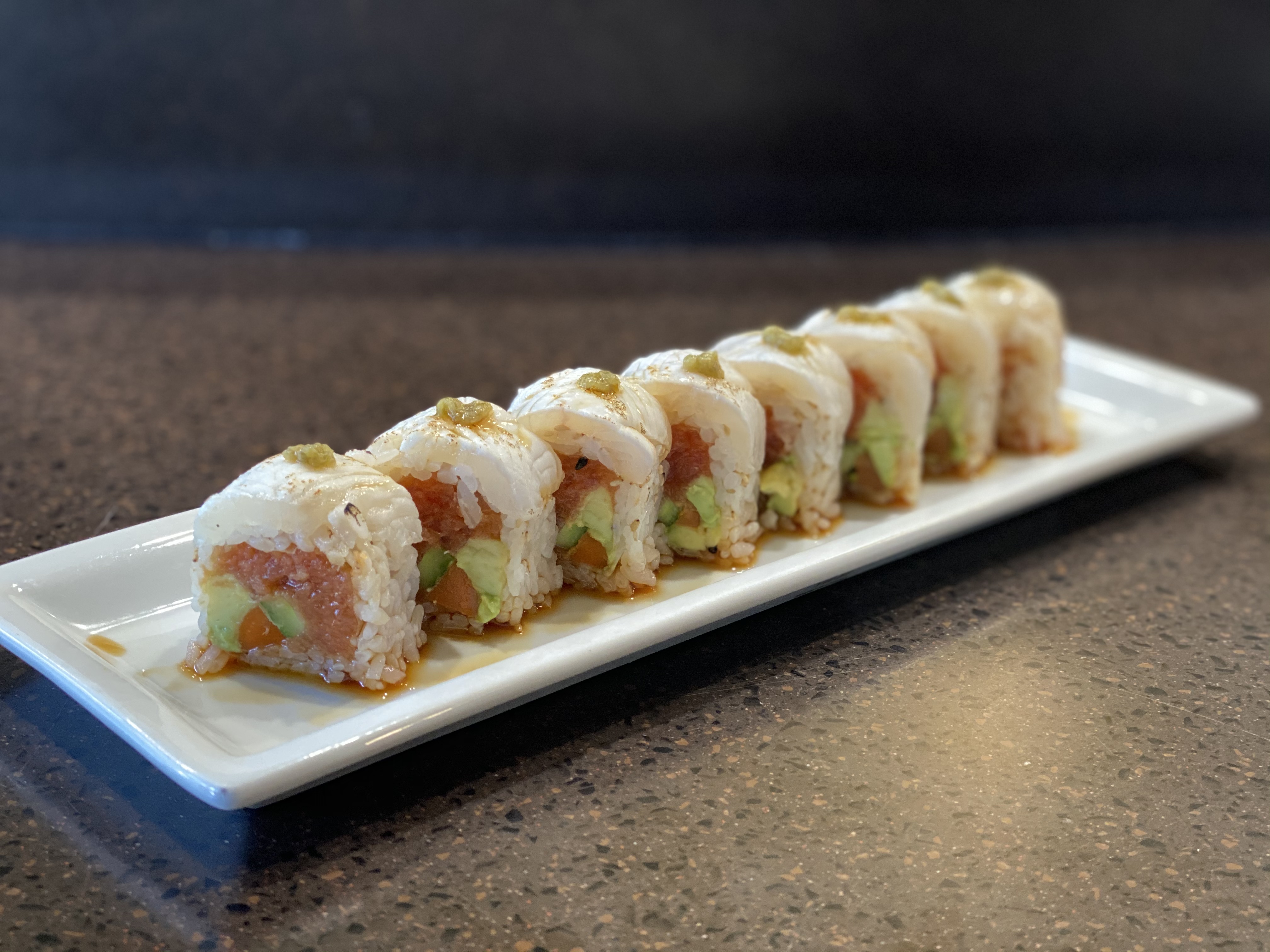 Order Hot Cutie Roll food online from Kanpai Japanese Sushi Bar &amp; Gril store, Santa Monica on bringmethat.com