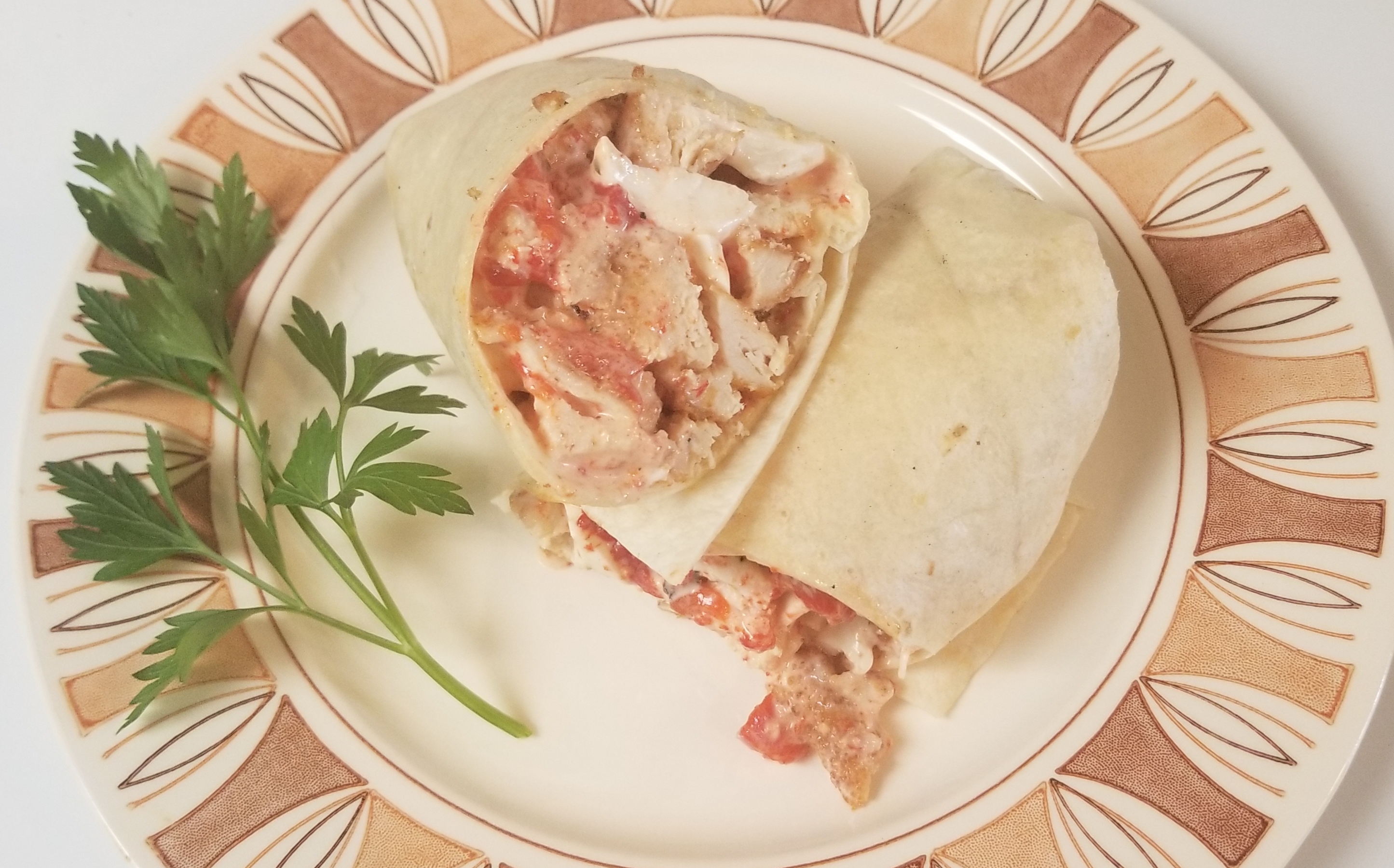 Order Buffalo Chicken Wrap food online from Outta Hand Pizza store, Westfield on bringmethat.com