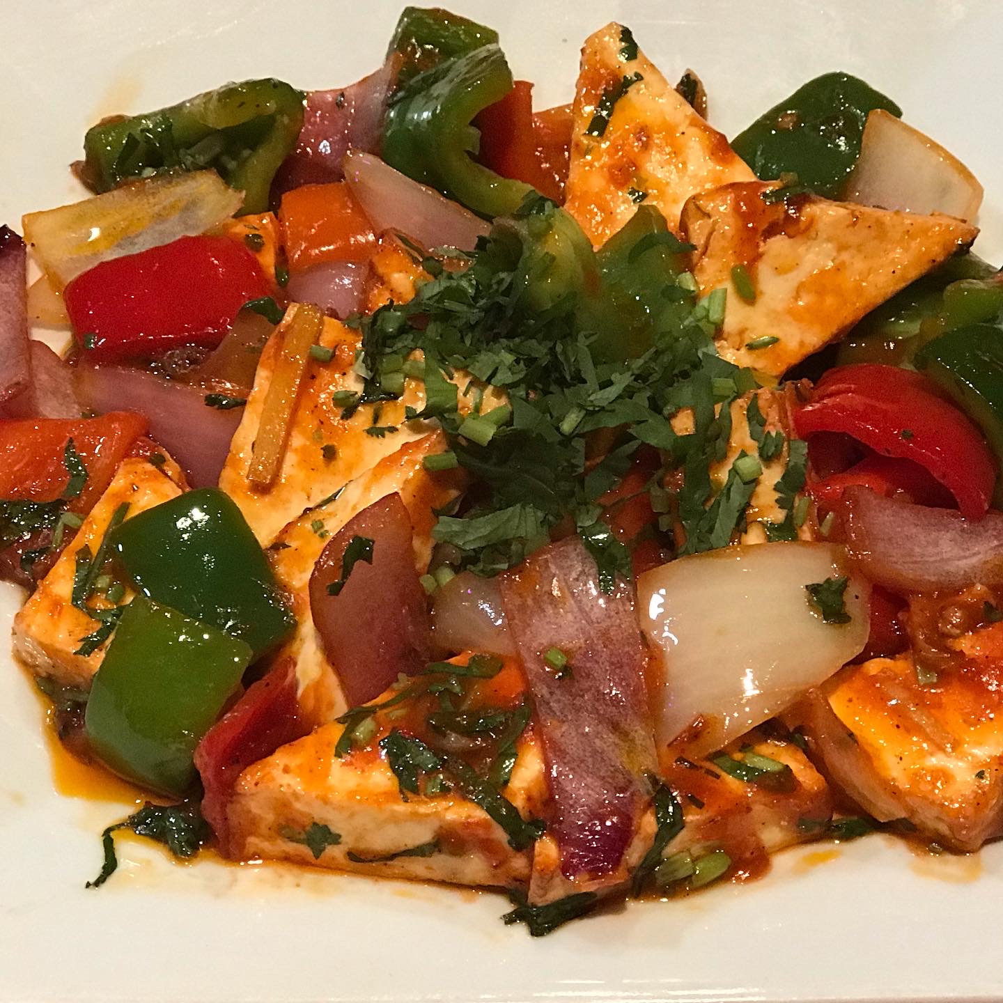 Order Paneer Chili food online from Chulo Restaurant & Bar store, Watertown on bringmethat.com