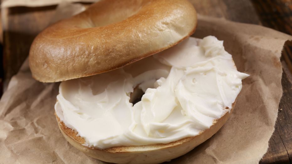 Order Bagel with plain cream cheese  food online from Coney Island Bagels store, Brooklyn on bringmethat.com