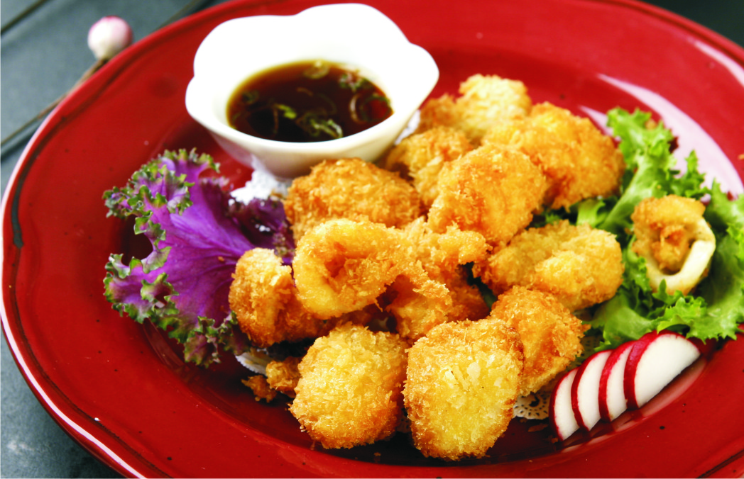 Order 15. Calamari Rings food online from I Love Sushi store, Santa Clarita on bringmethat.com