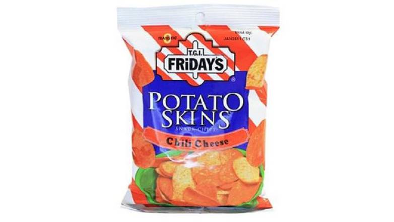 Order Poore Brothers Tgif Potato Skins Chili Cheese Flavor food online from Route 7 Food Mart store, Norwalk on bringmethat.com