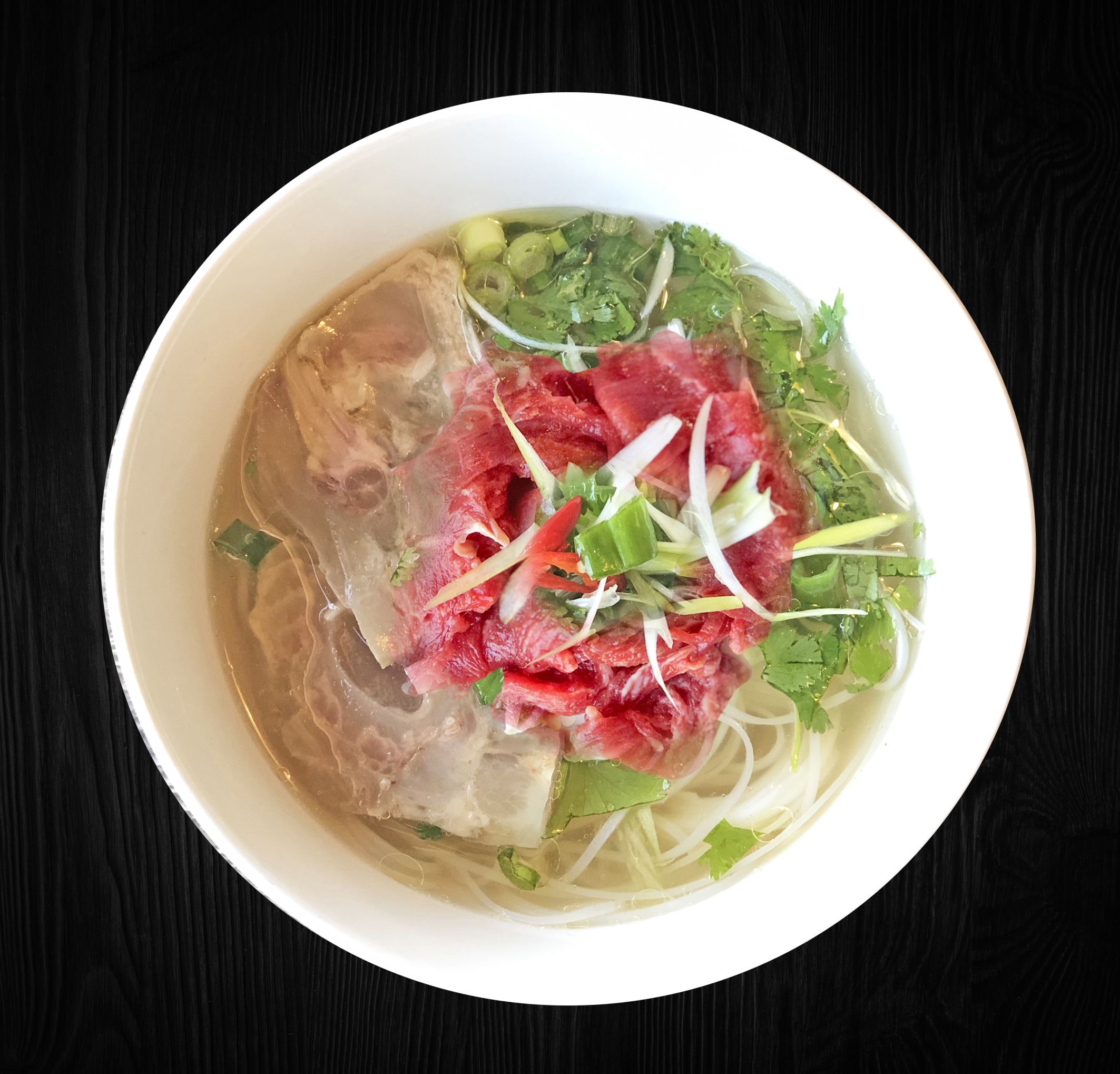 Order Pho Filet Mignon + Tendon - Phở Tái Gân food online from Pho House 99 store, Garden Grove on bringmethat.com