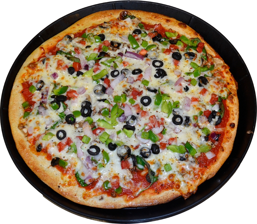 Order 10" Veggie Pizza food online from Davinci Pizza store, Frankfort on bringmethat.com
