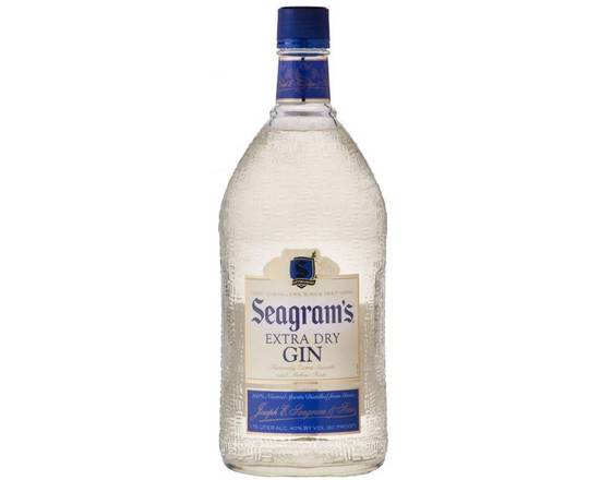 Order Seagrams gin 1.75L food online from House Of Wine store, New Rochelle on bringmethat.com