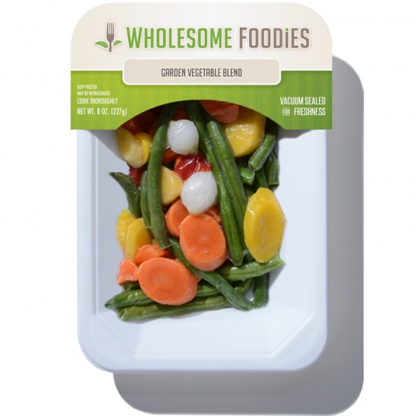 Order Wholesome Foodie's Garden Vegetable Blend food online from Frozen Foodies store, Chicago on bringmethat.com