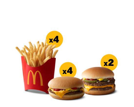 Order Burger Pack food online from Mcdonald'S® store, LODI on bringmethat.com