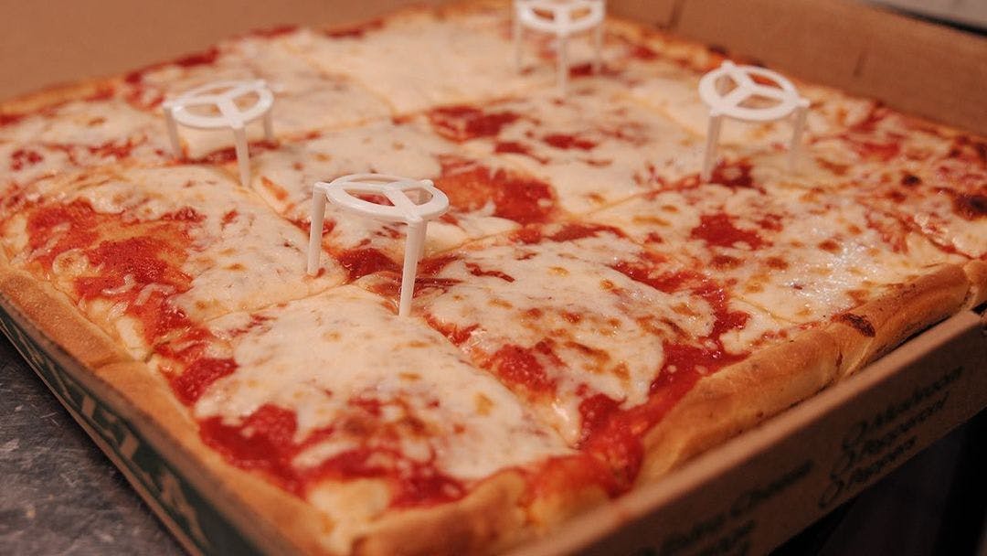 Order Sicilian Cheese Pan Pizza - Large 16" x 16" food online from Rosa Rosa Pizzeria store, Lancaster on bringmethat.com