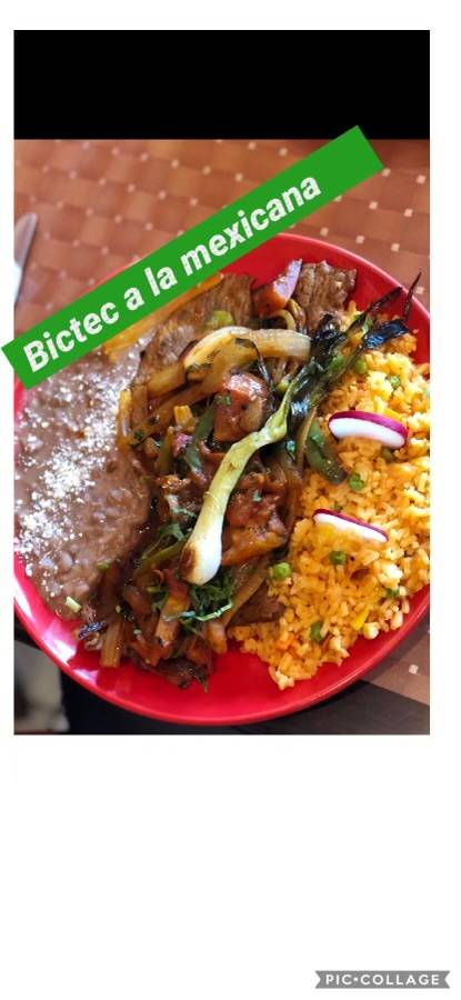 Order Bistec a la Mexicana food online from Los Amigos Mexican Restaurant & Bar store, Newburgh on bringmethat.com