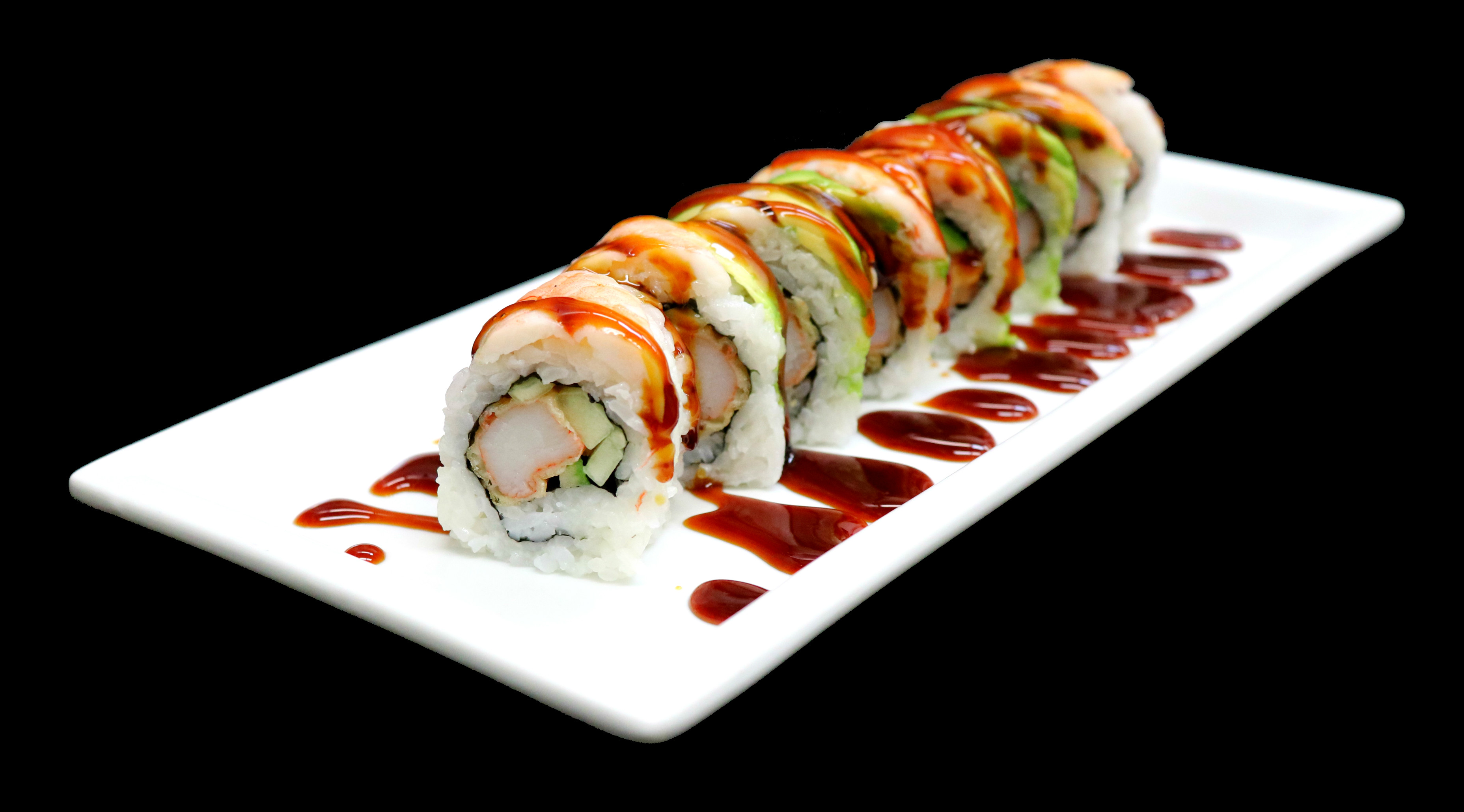Order Tiger Roll food online from Toshiko Japanese Cuisine store, Hanford on bringmethat.com