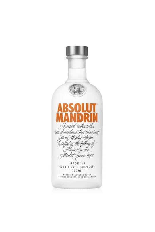 Order Absolut Mandrin Vodka 750 ml. food online from Mirage Wine & Liquor store, Palm Springs on bringmethat.com