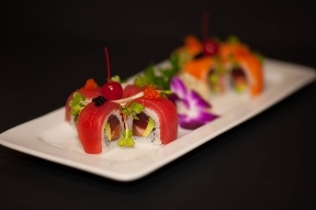 Order Twins Roll food online from Genki Ya Organic Sushi store, Boston on bringmethat.com