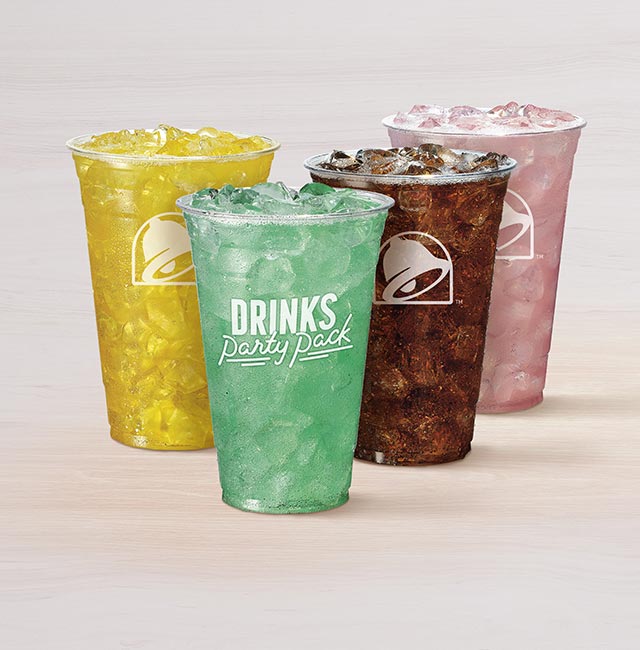 Order Drinks Party Pack food online from Taco Bell store, Stockton on bringmethat.com