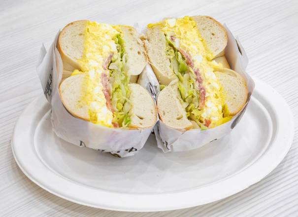 Order Dijon Egg Salad Sandwich food online from Bagel Boss store, Westbury on bringmethat.com