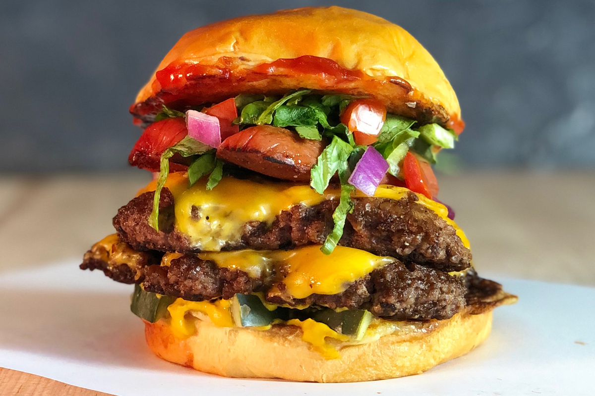 Order All American Burger food online from Burgersear store, Evergreen on bringmethat.com