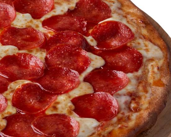 Order   Pepperoni Pizza food online from Pizza Guys store, Corona on bringmethat.com