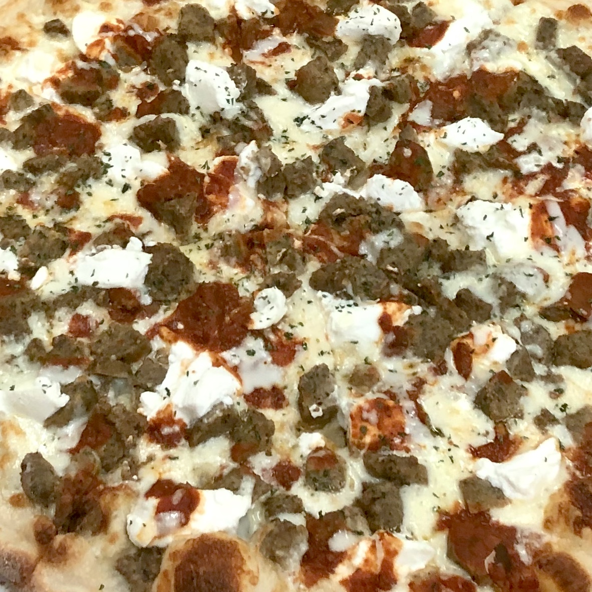 Order Meatball Parm Pizza food online from Nicks Pizza & Deli store, Fanwood on bringmethat.com