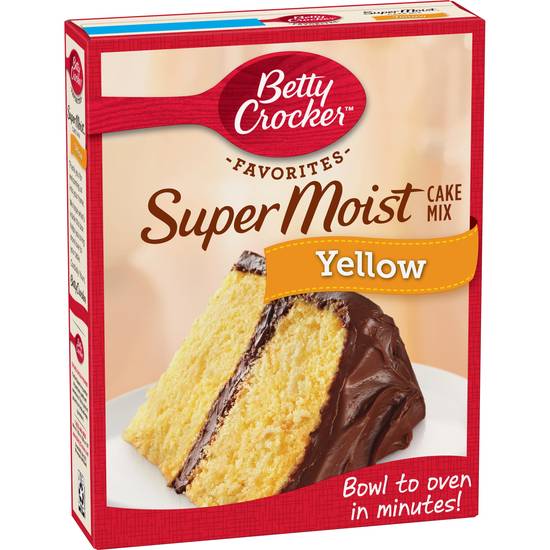 Order Betty Crocker Super Moist Yellow Cake Mix, 15.25 OZ food online from Cvs store, ARCADIA on bringmethat.com