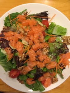Order Salmon Salad food online from Mochi Sushi store, Sugar Land on bringmethat.com