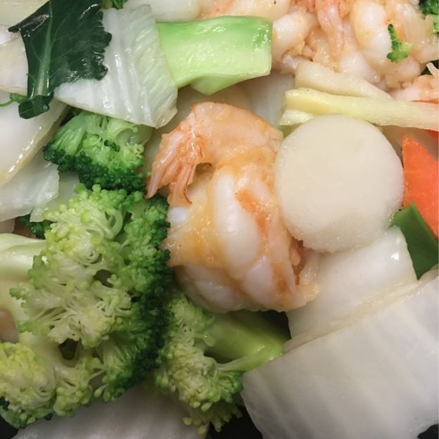 Order 83. Shrimp with Mixed Vegetable food online from China House store, Miramar on bringmethat.com