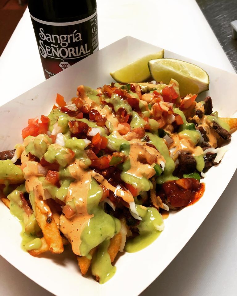 Order Carne Asada Fries with Cheese food online from Santa Madre Taco Shop store, Tempe on bringmethat.com