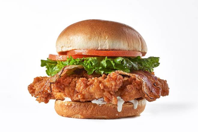 Order Fried Chicken BLT Sandwich food online from We Want Wings store, Winchester on bringmethat.com