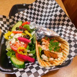 Order Shawarma Chicken  Combo food online from Stop-N-Go Gyros store, Fort Worth on bringmethat.com
