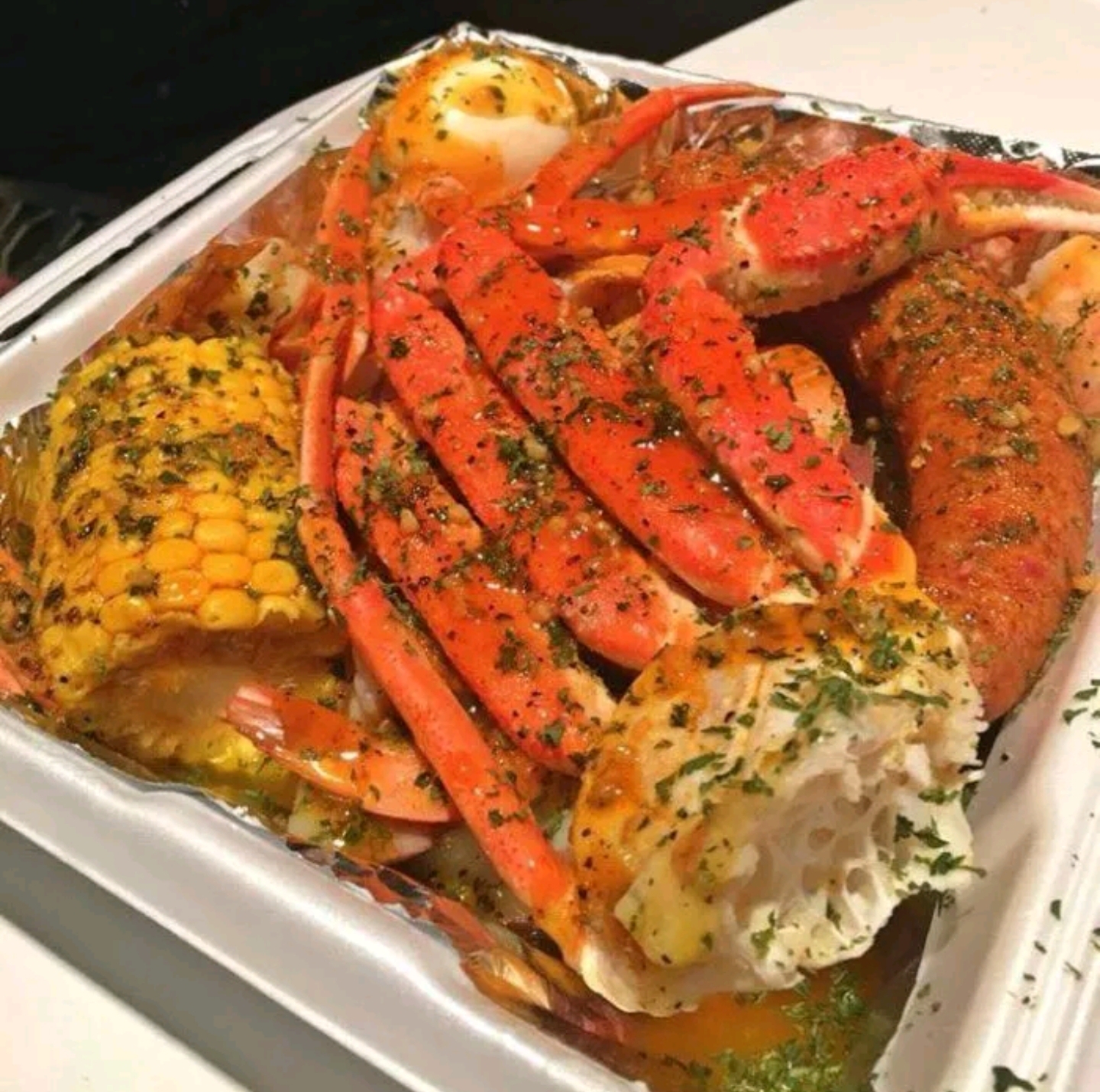 Order Boiled Snow Crab Cluster food online from Tall City Grub store, Midland on bringmethat.com