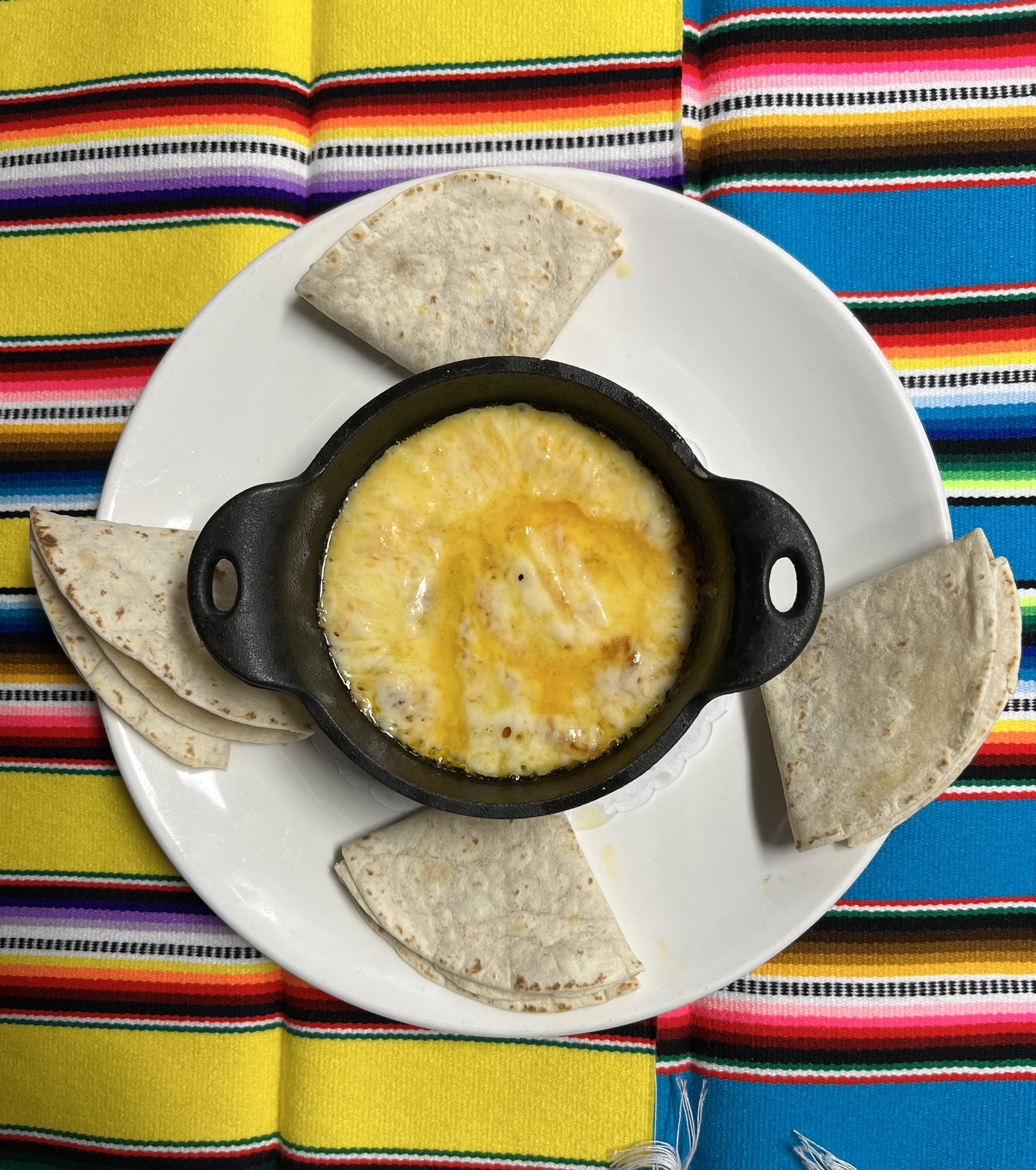 Order Queso Fundido food online from Chihuahua Mexican Restaurant store, Sunnyside on bringmethat.com
