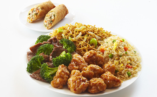 Order Build Your Own Bigger Plate - 1 Full Side food online from Panda Express store, Albuquerque on bringmethat.com