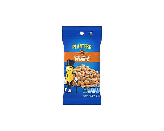 Order Planters Honey Roasted Peanuts 6oz food online from Extra Mile 2009 store, Whittier on bringmethat.com