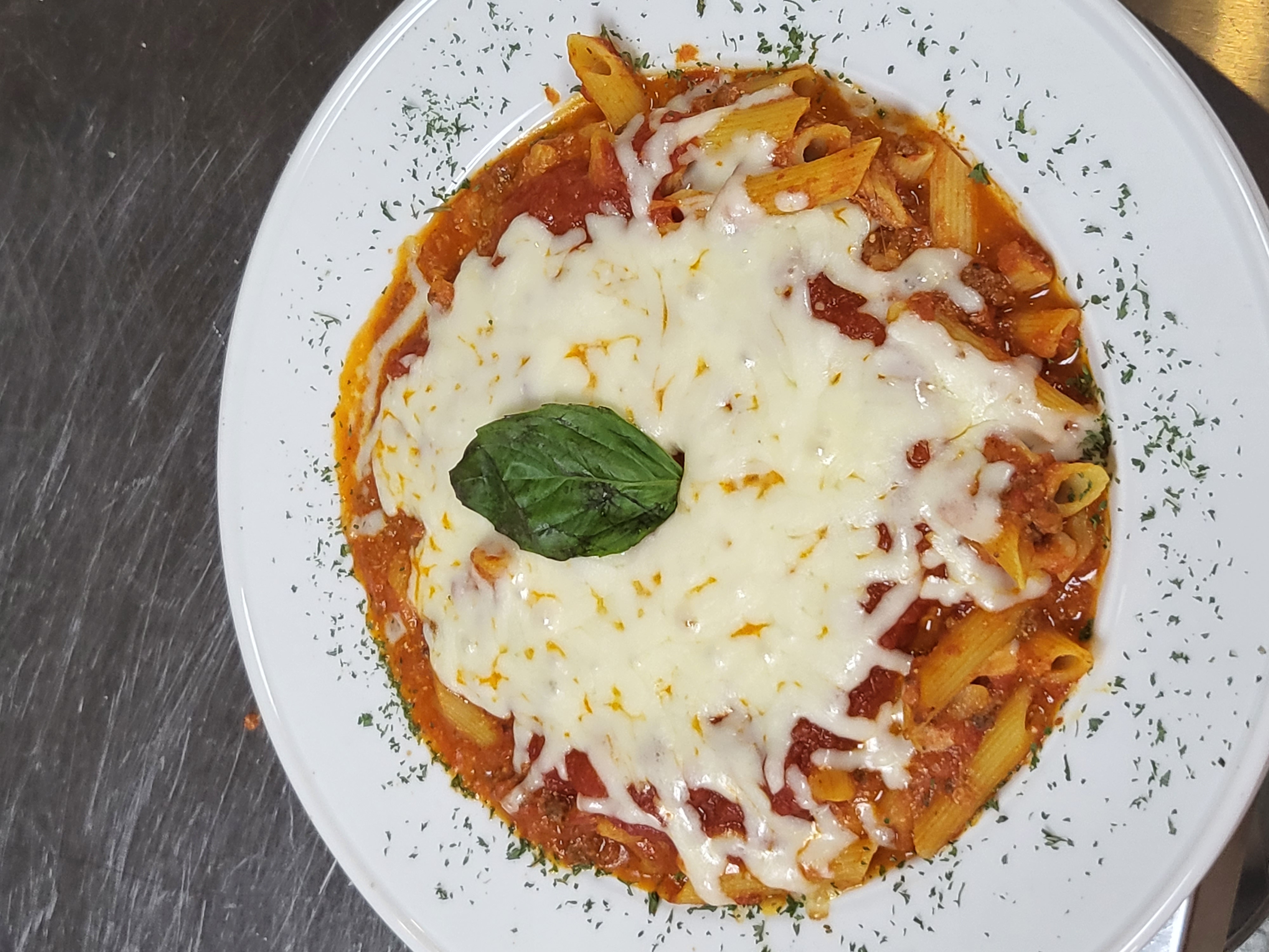 Order Baked Ziti Pasta food online from La Trattoria Pizzeria store, Hagerstown on bringmethat.com