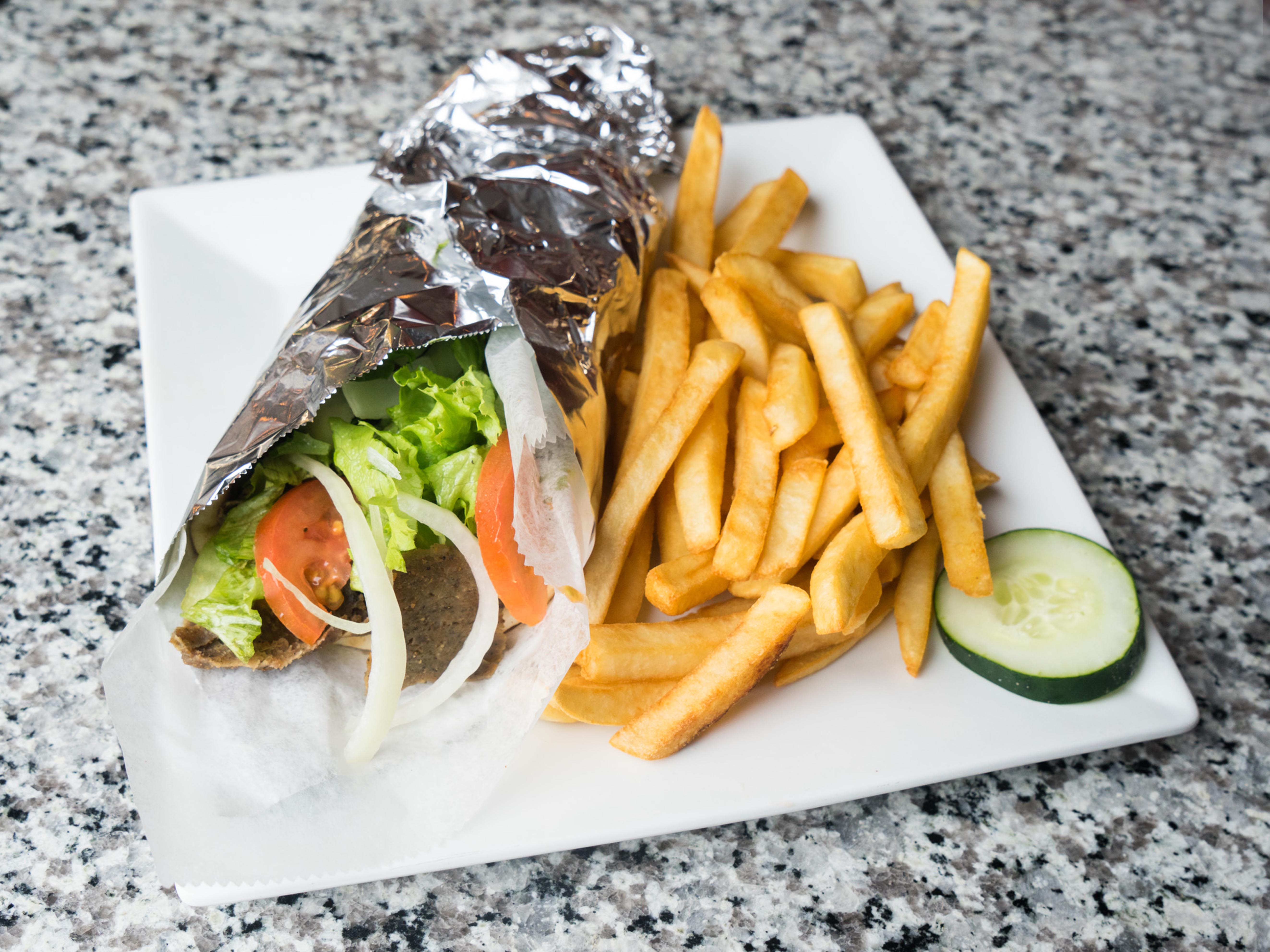 Order Gyro Sandwich food online from Golden Fingers store, Minneapolis on bringmethat.com