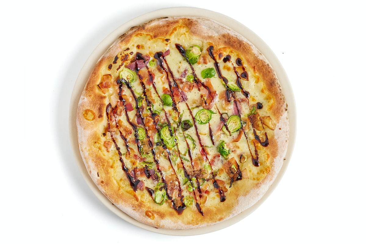 Order Brussels & Bacon Pizza food online from Modern Market store, Denver on bringmethat.com