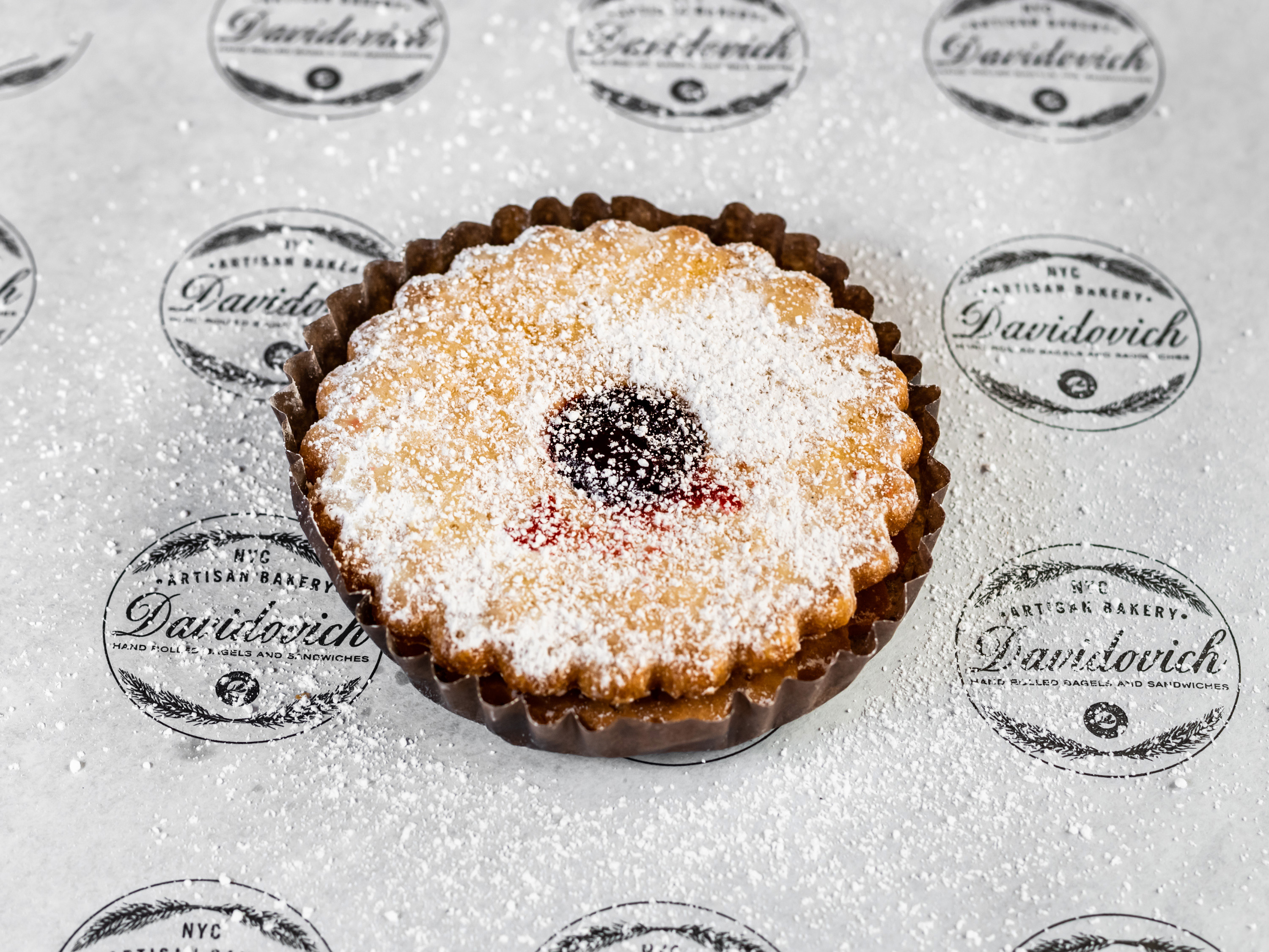 Order Linzer Cookie food online from Davidovich bakery catering store, New York on bringmethat.com
