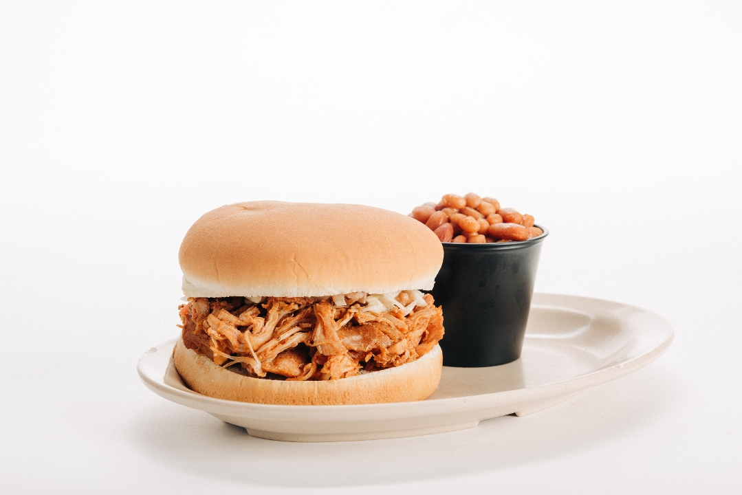 Order Pulled Chicken Sandwich Meal food online from Whole Hog Cafe - W Markham store, Little Rock on bringmethat.com