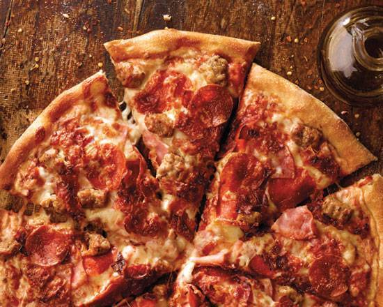 Order All Meat Pizza (Small, 6 Slices) food online from Marco Pizza store, Memphis on bringmethat.com