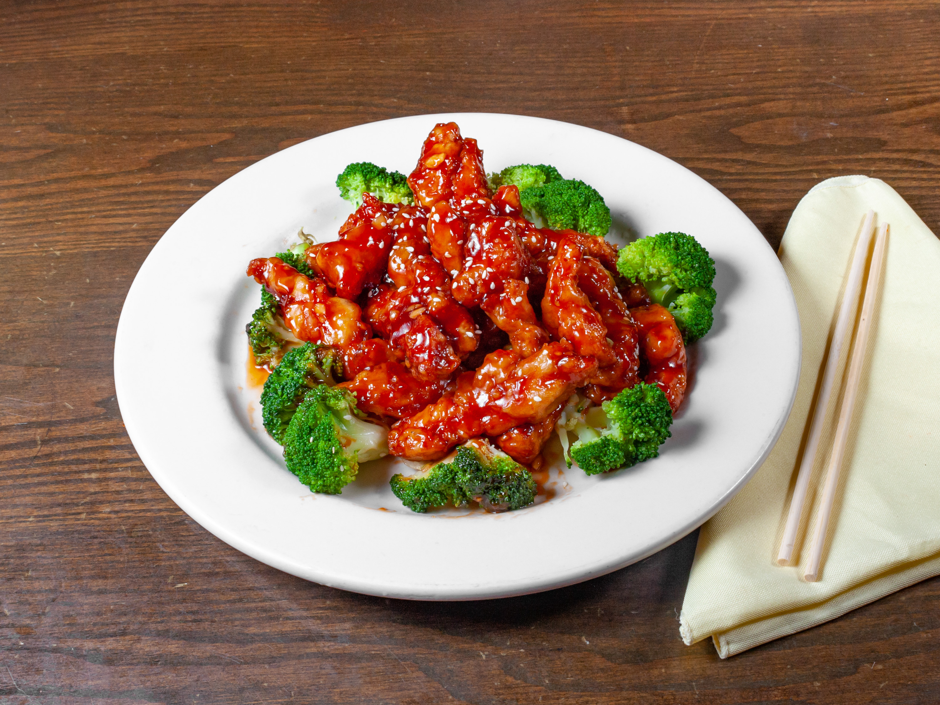 Order Sesame Chicken food online from Red Bowl Asian Bistro store, Columbia on bringmethat.com