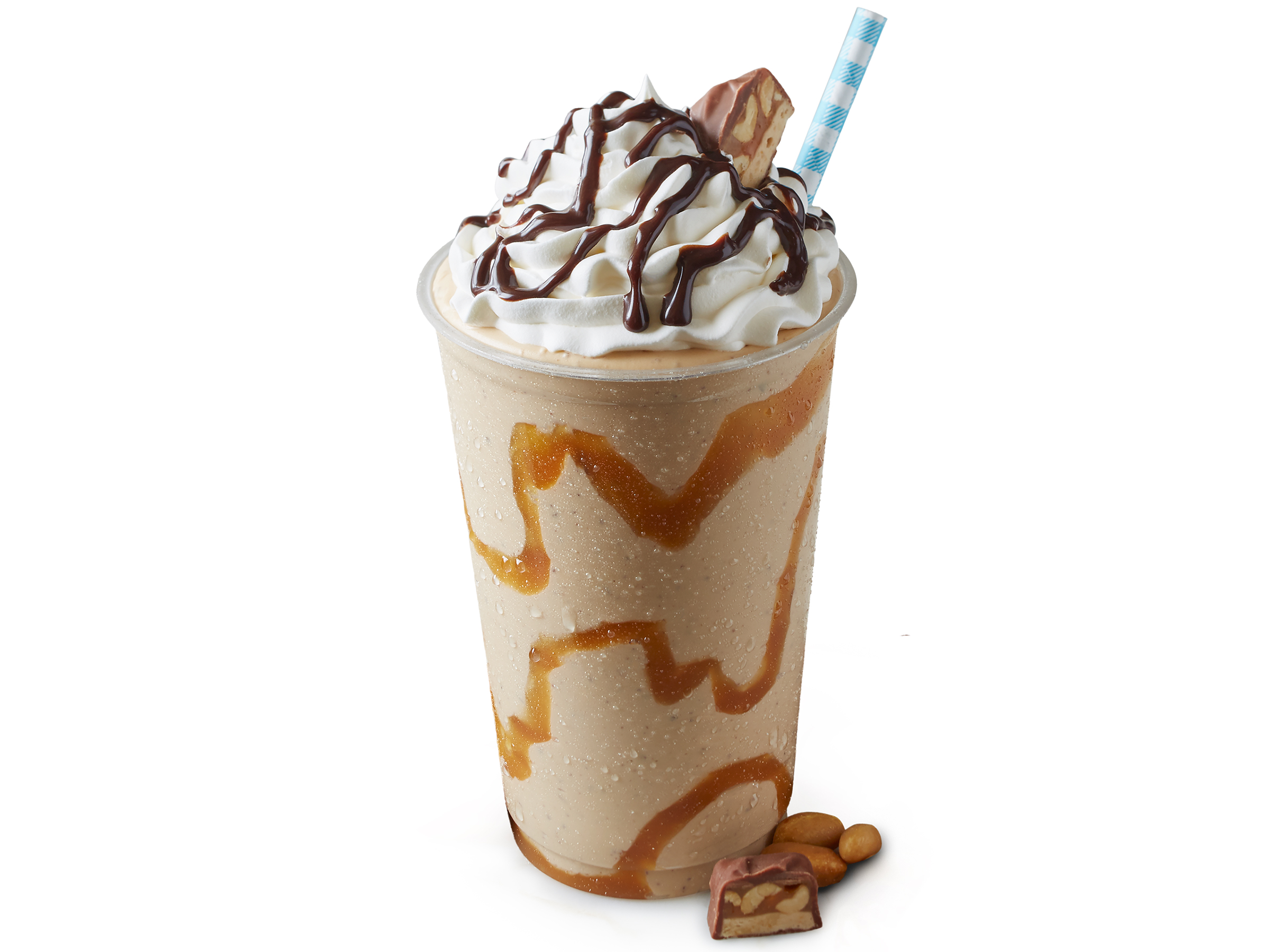 Order Snickers Shake food online from Marble Slab Creamery store, Dallas on bringmethat.com