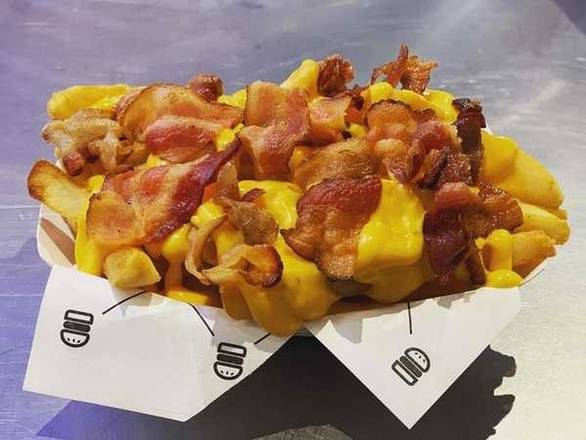Order Bacon & Cheese Fries food online from Burgerim store, Corona on bringmethat.com
