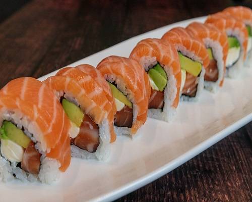 Order Super Philadelphia Roll food online from Sushi Factory store, Azusa on bringmethat.com