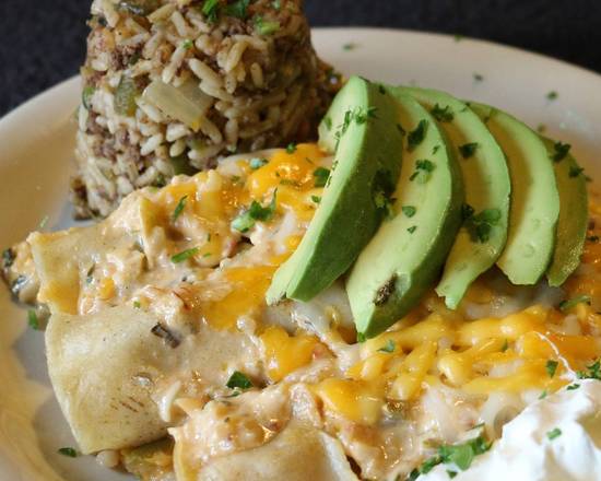 Order Enchiladas of the Sea food online from Swamp shack store, Friendswood on bringmethat.com