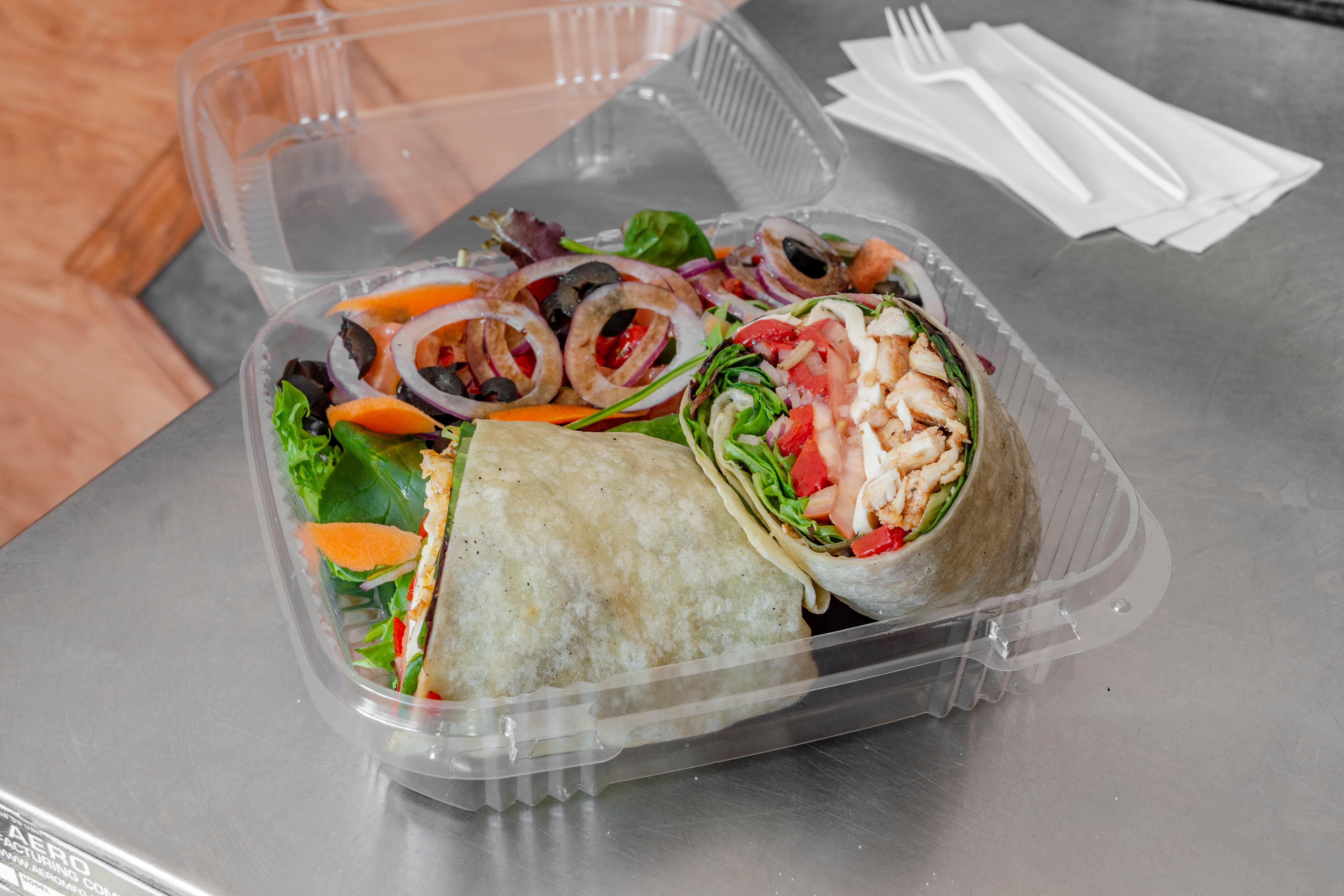 Order Chicken Wrap - Wrap food online from Pizza Express store, Elizabeth on bringmethat.com