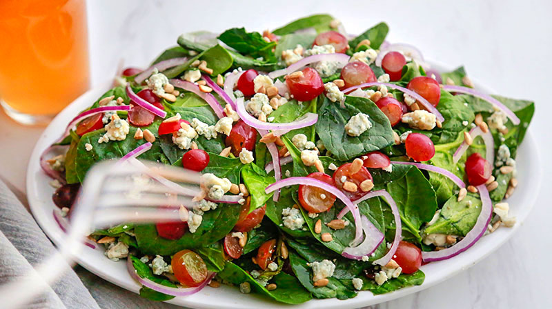 Order Spinach Salad food online from Pies & Pints store, Liberty Township on bringmethat.com