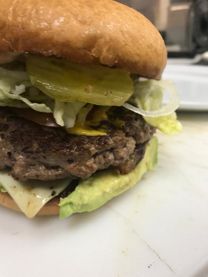 Order California Burger food online from Brooklyn Burgers & Subs store, Los Angeles on bringmethat.com