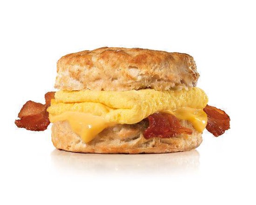 Order Bacon Egg & Cheese Biscuit food online from Carl Jr store, Santa Maria on bringmethat.com
