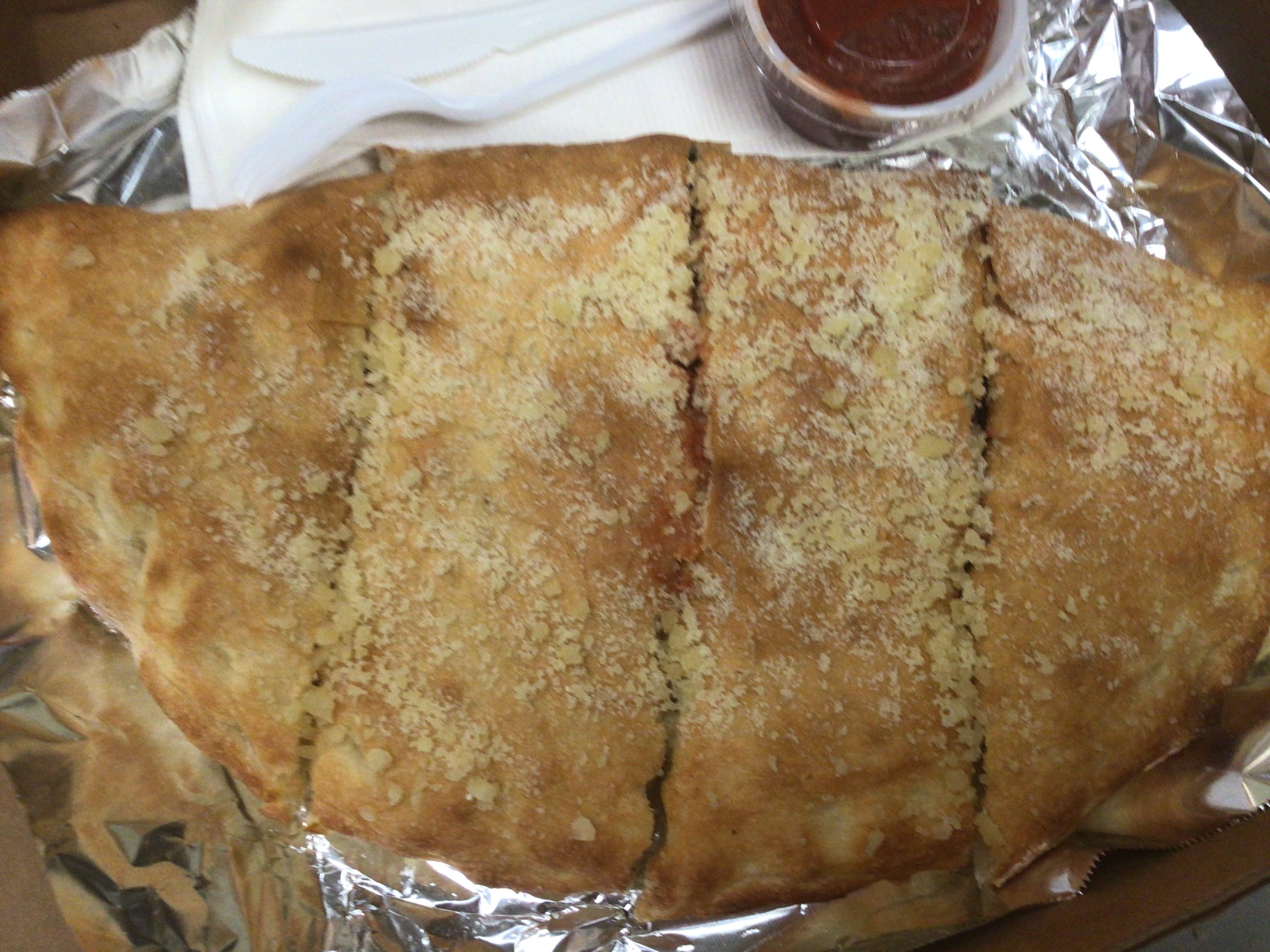 Order Sausage Calzone - Small food online from Porto Fino Pizza store, Columbus on bringmethat.com