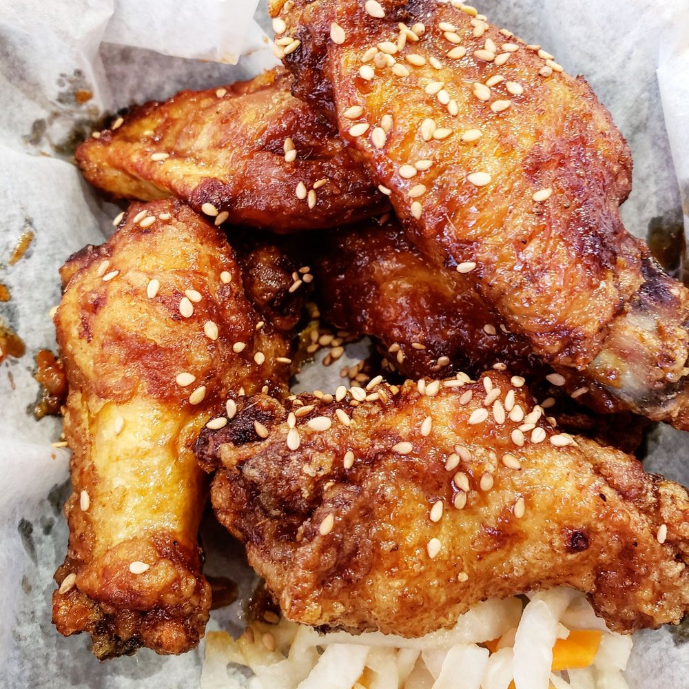 Order 5 pc WINGS - Korean Fried Chicken food online from Kimchi grill store, Brooklyn on bringmethat.com