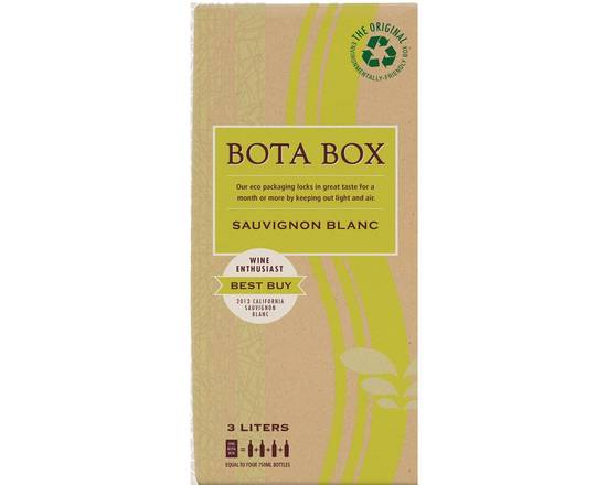 Order Bota box Sauvignon blanc 3L wine ( 13% abv) food online from Ogden Wine & Spirit store, Naperville on bringmethat.com