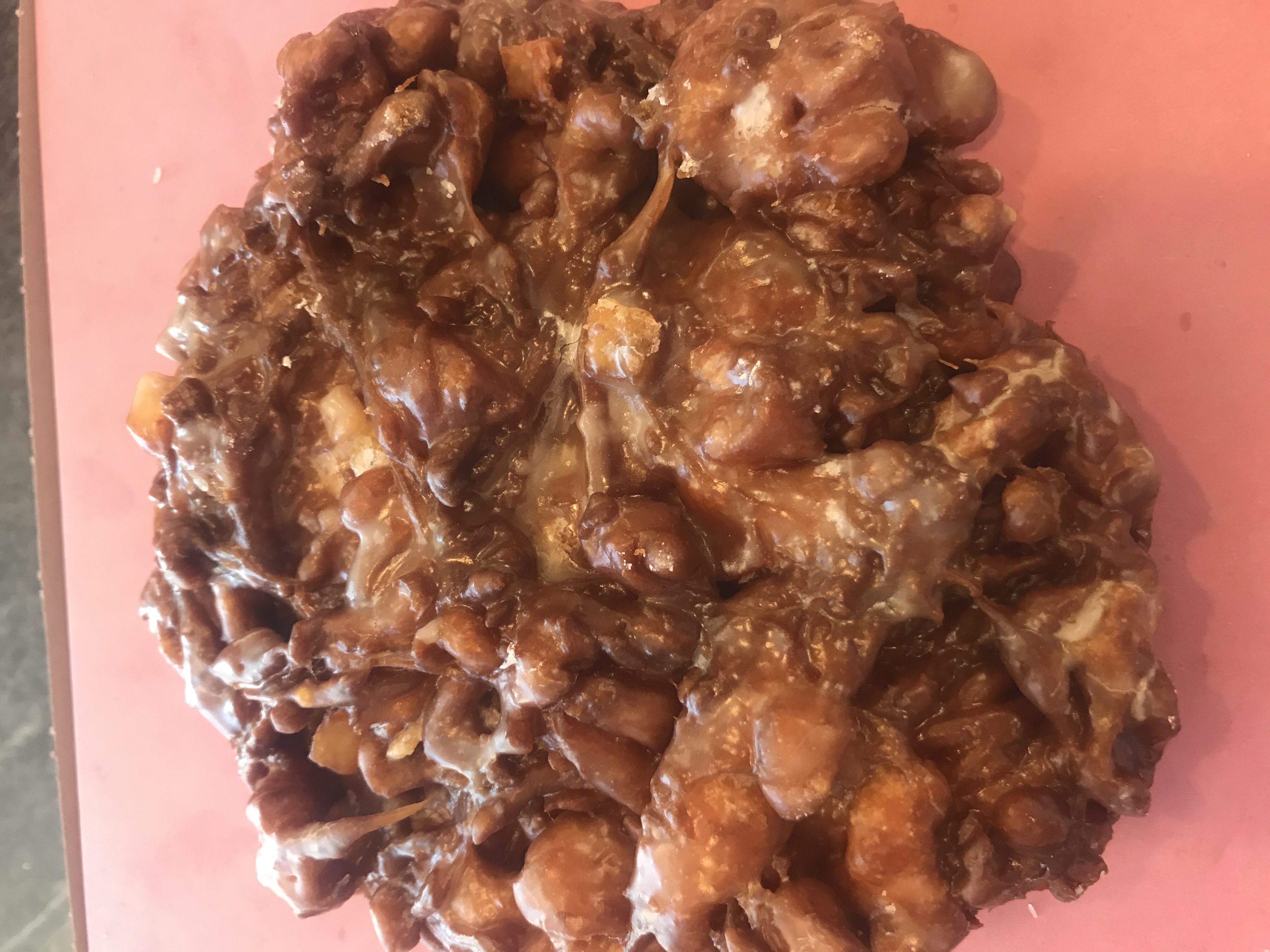 Order Large Apple Fritter food online from Angel Panama Lane Donuts store, Bakersfield on bringmethat.com